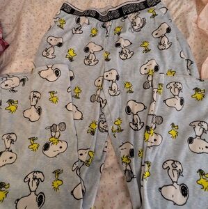 Peanuts Light Blue Sleepwear Pants